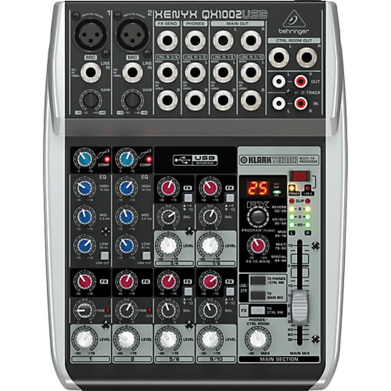 Behringer XENYX QX1002USB PA mixer