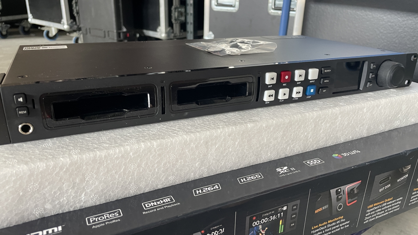 Blackmagic Hyperdeck Studio 4K Pro