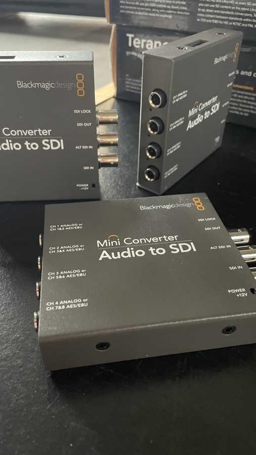 Blackmagic Mini Converter Audio to SDI